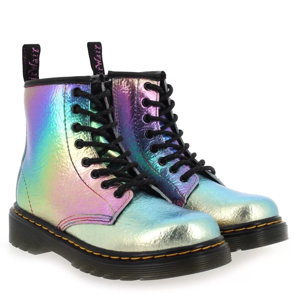 Dr Martens Bottine | 1460 J Multi Rainbow - Multicolore Argent