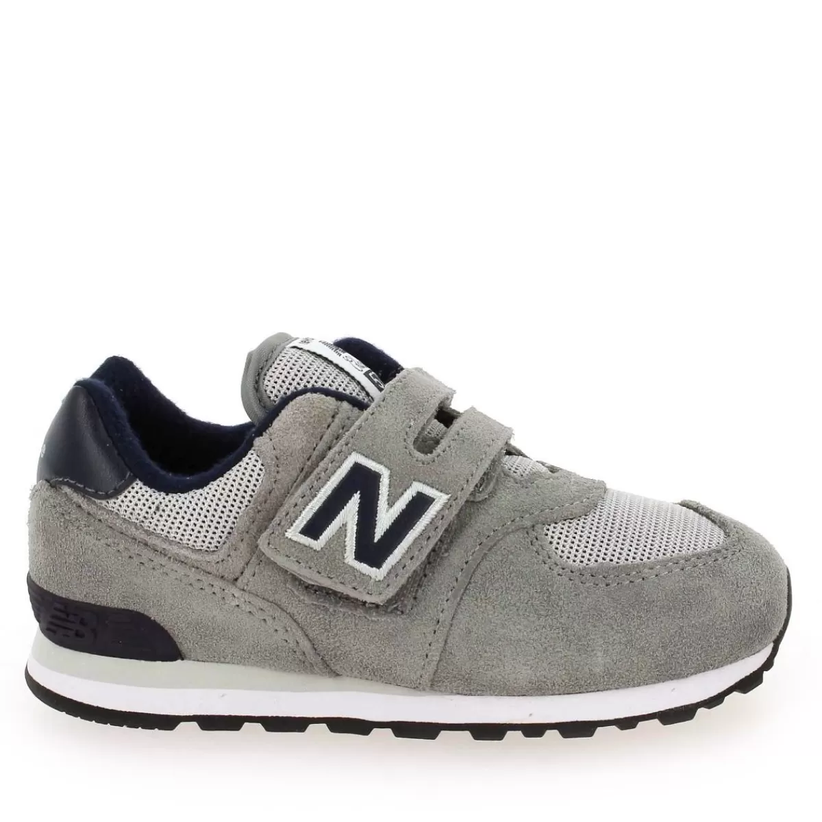 New Balance Basket | 574 Be1 Velcro - Gris Marine