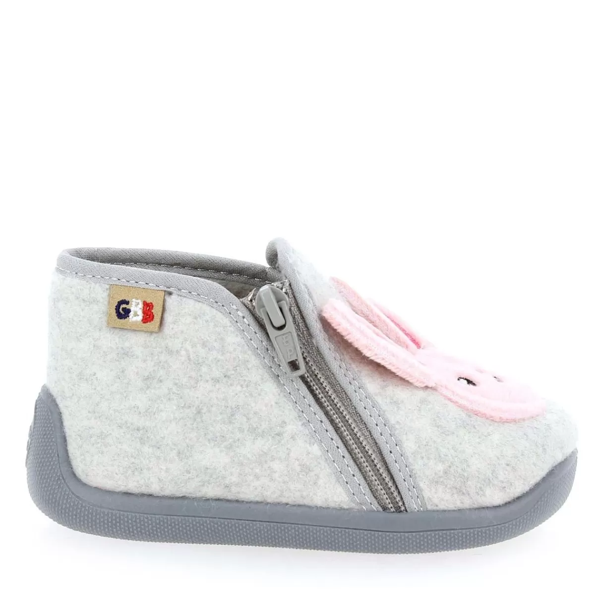 GBB Chausson | Apopotam Lapin - Gris Rose