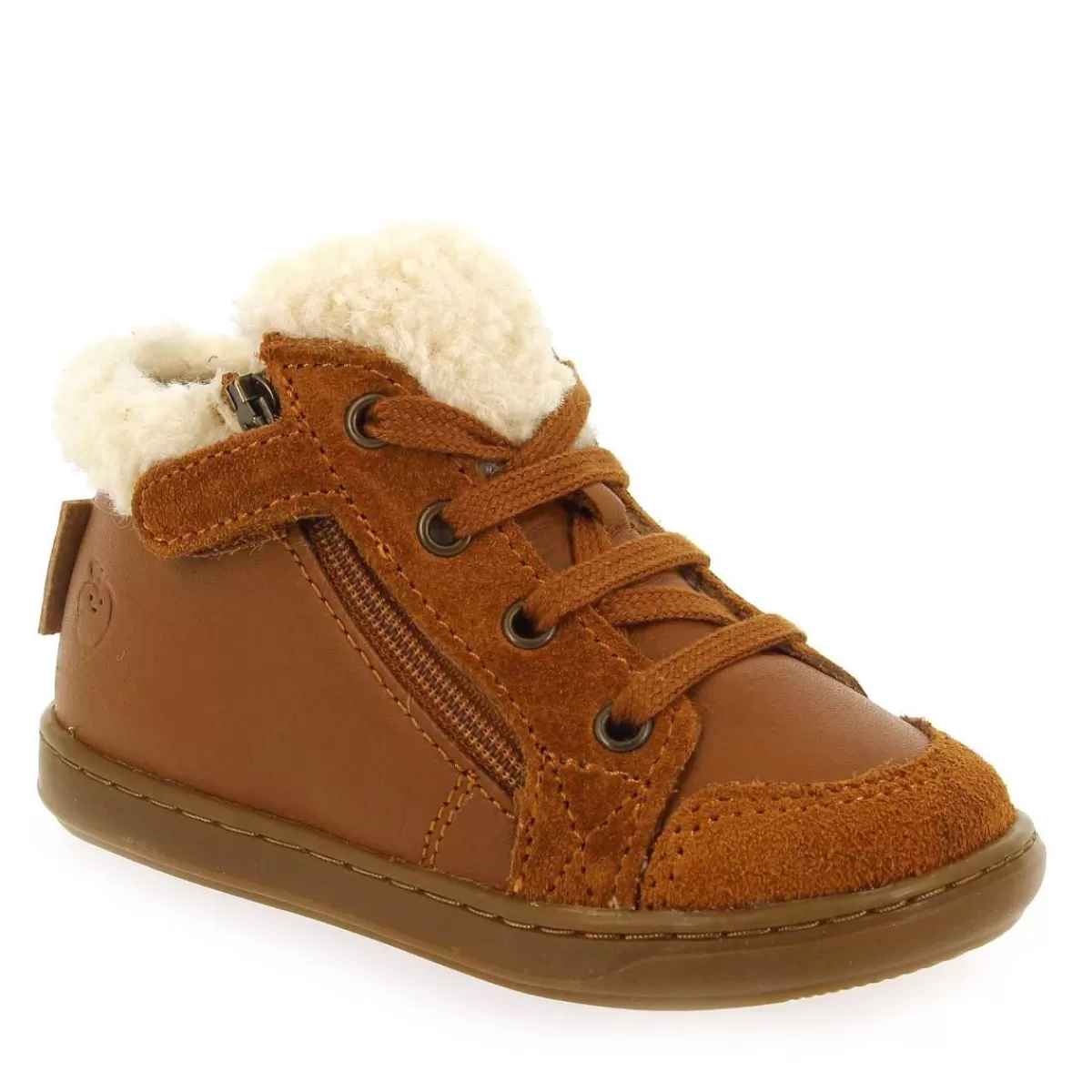 Shoopom Bottine | Bouba Zip Wool H23 - Camel