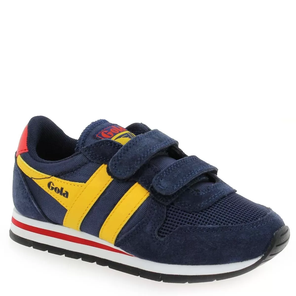 Gola Basket | Daytona Velcro Cka159 - Marine Jaune