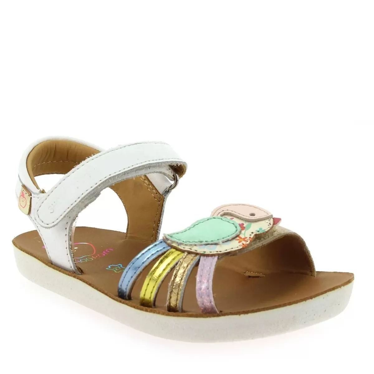 Shoopom Sandale | Goa Piou - Blanc Multi