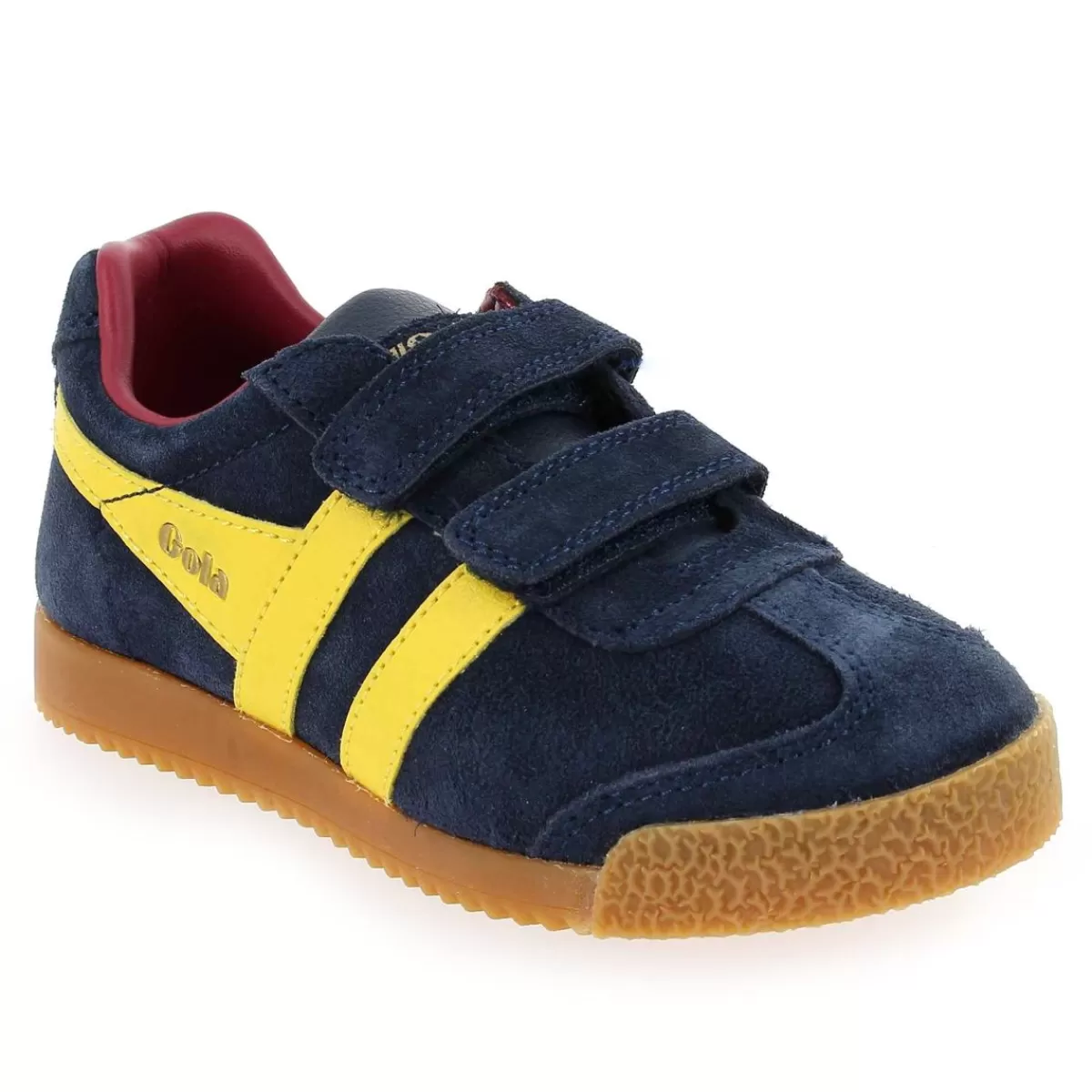 Gola Basket | Harrier Velcro Cka192 - Marine Jaune