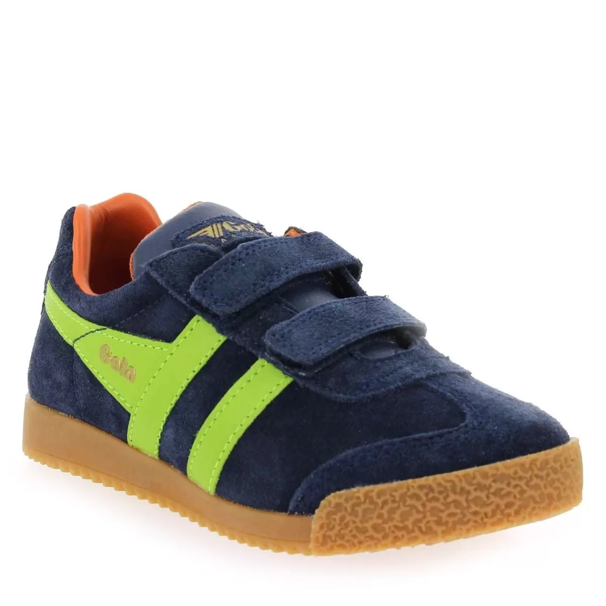 Gola Basket | Harrier Velcro Cka192 - Marine Vert