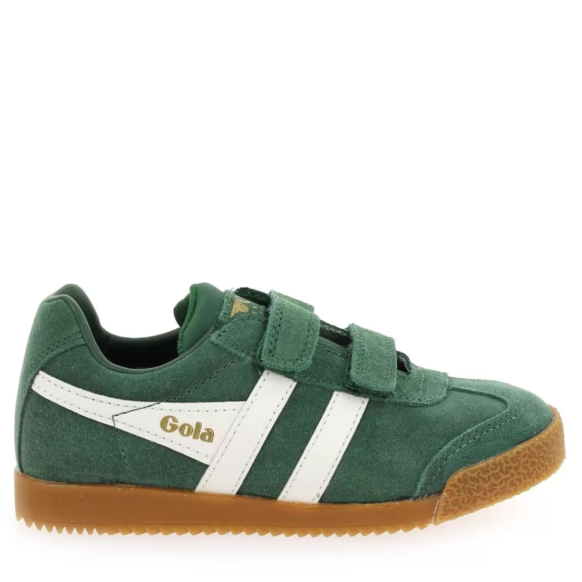 Gola Basket | Harrier Velcro Cka192 - Vert Blanc