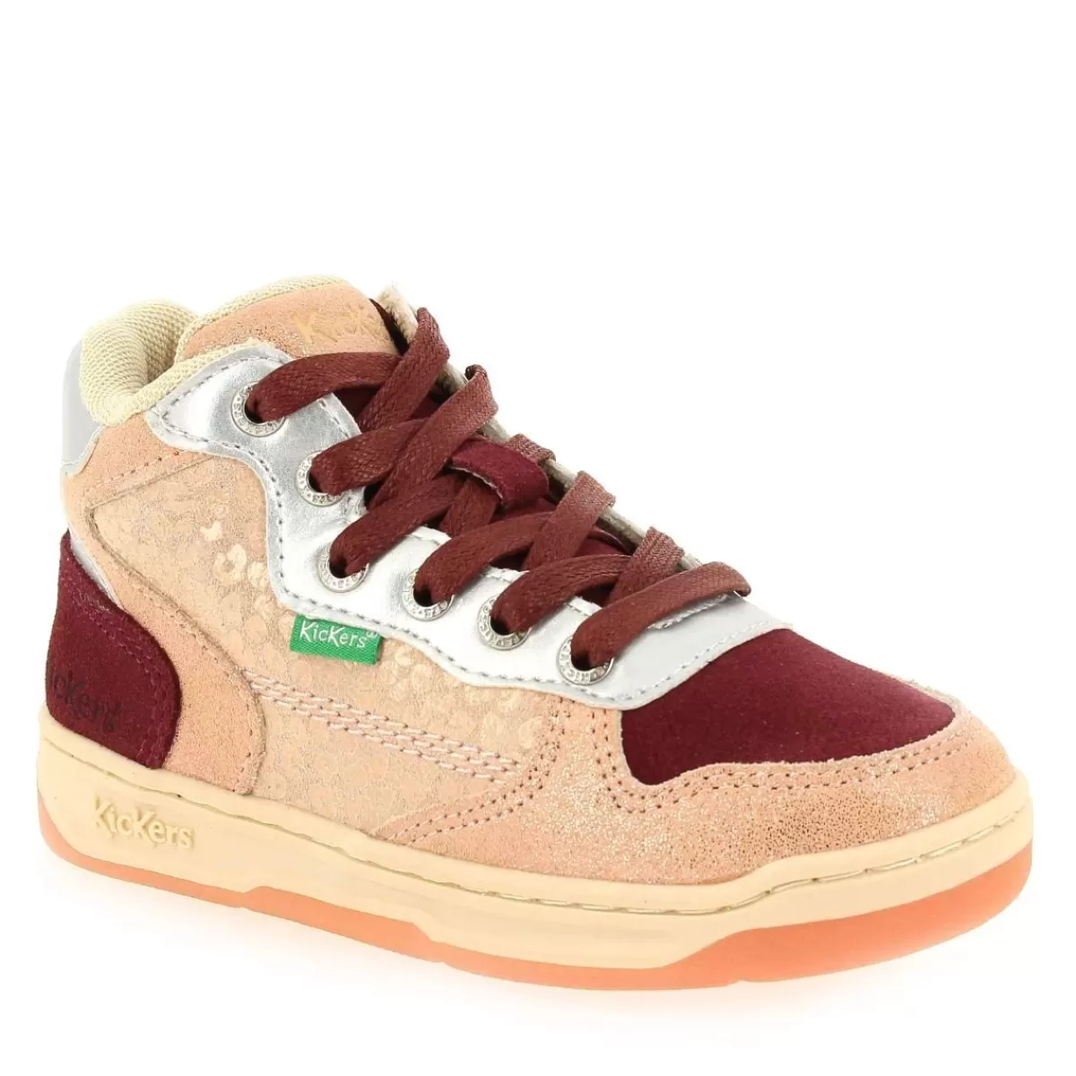 Kickers Bottine | Kicklax - Rose Bordeaux