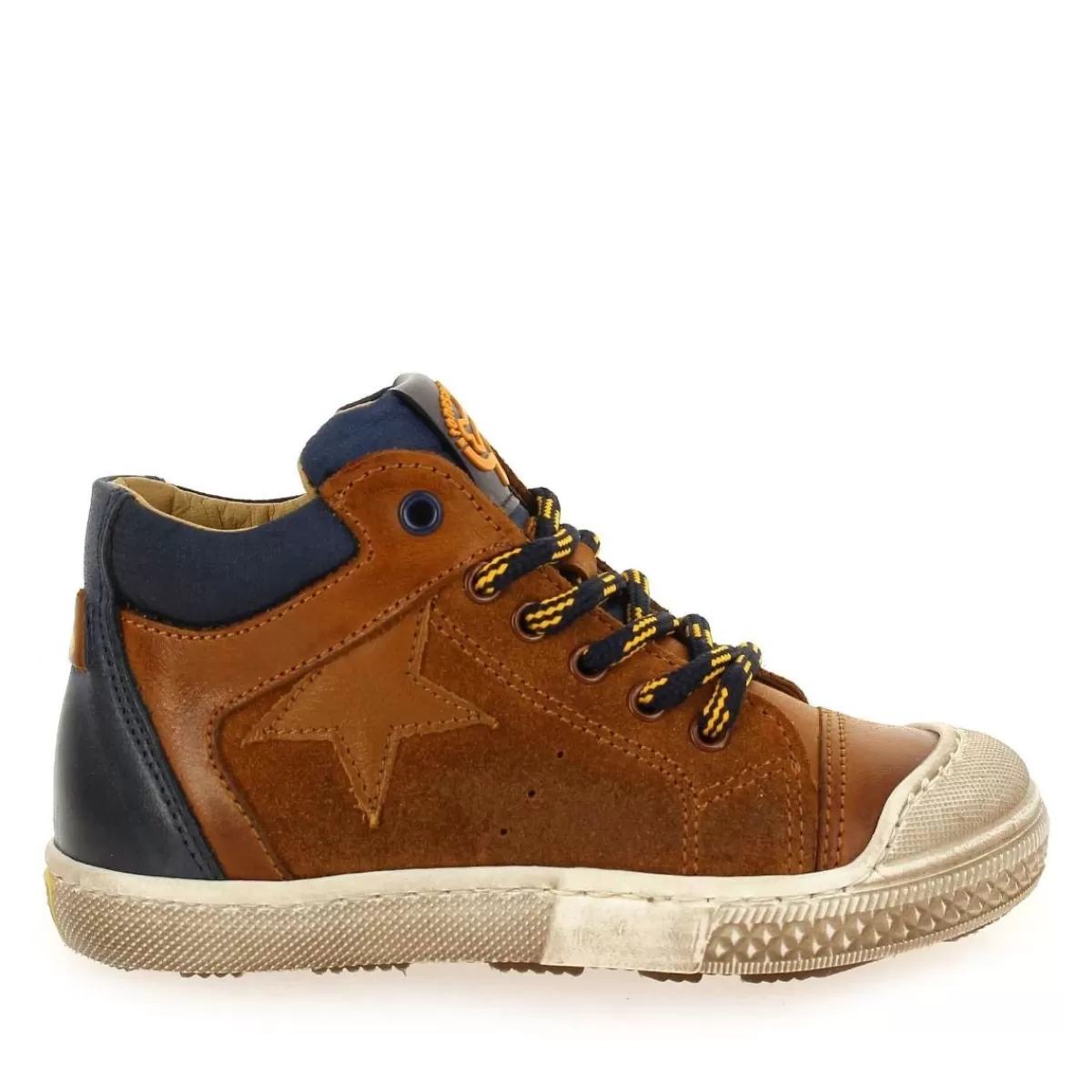 Stones and Bones Bottine | Leno H21 - Cognac Marine