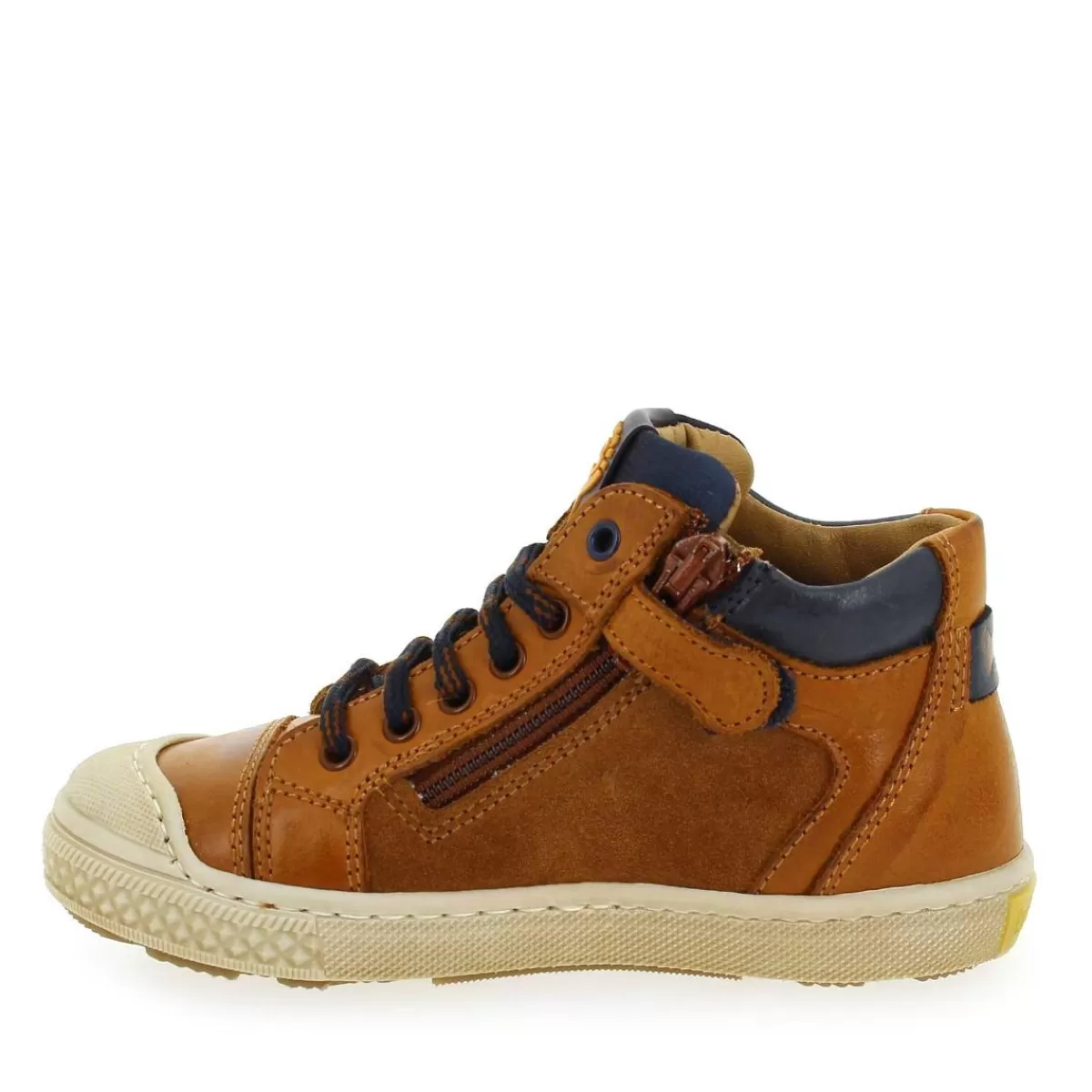 Stones and Bones Bottine | Lent - Cognac Navy