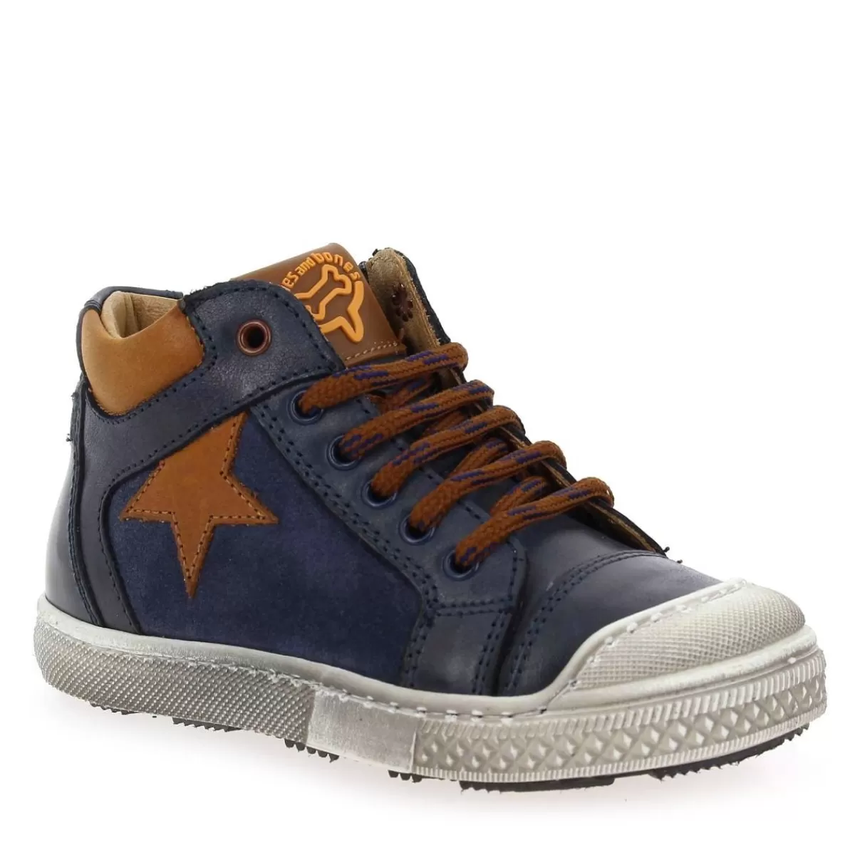 Stones and Bones Bottine | Lent - Marine Cognac