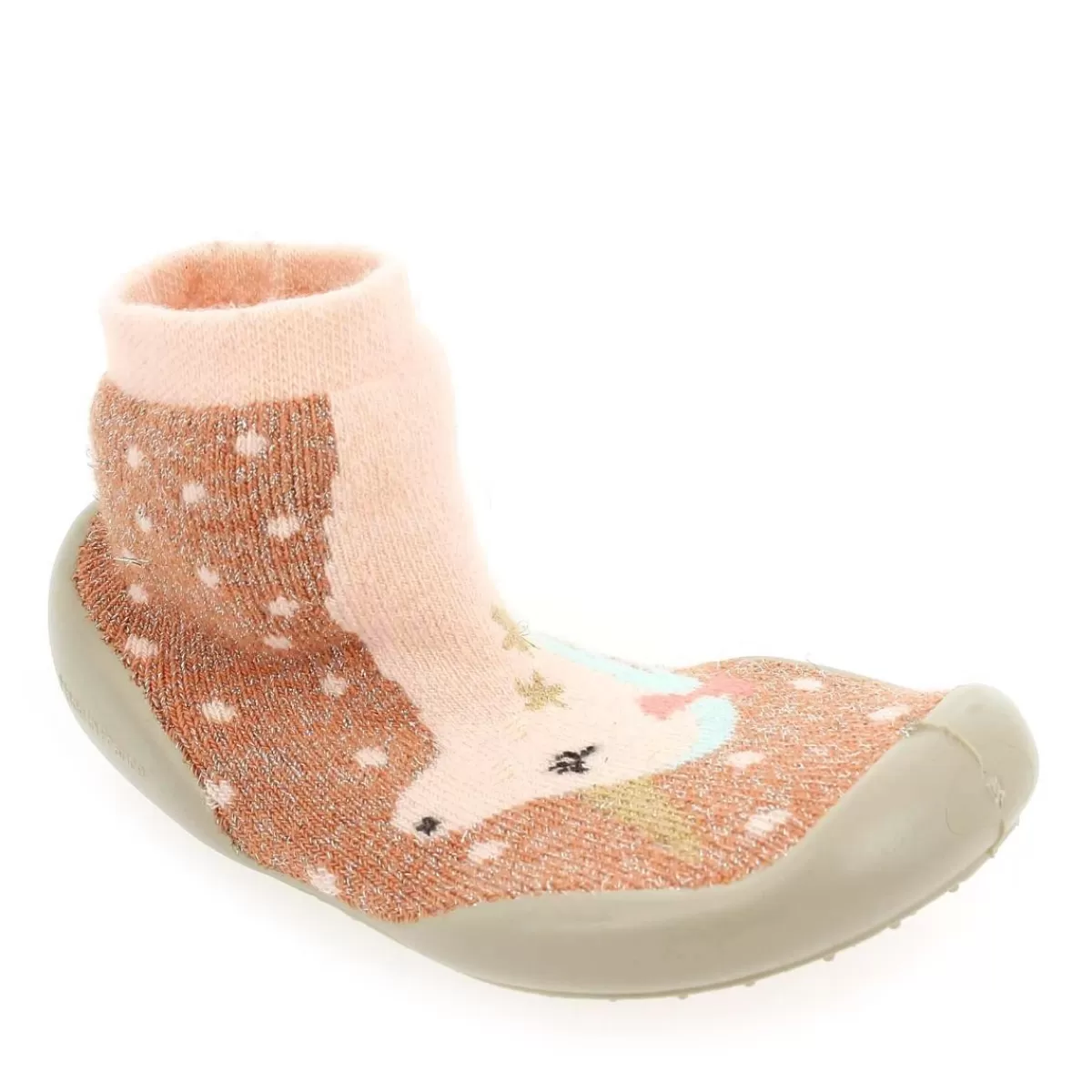 Collégien Chausson | Licorne - Rose Multi