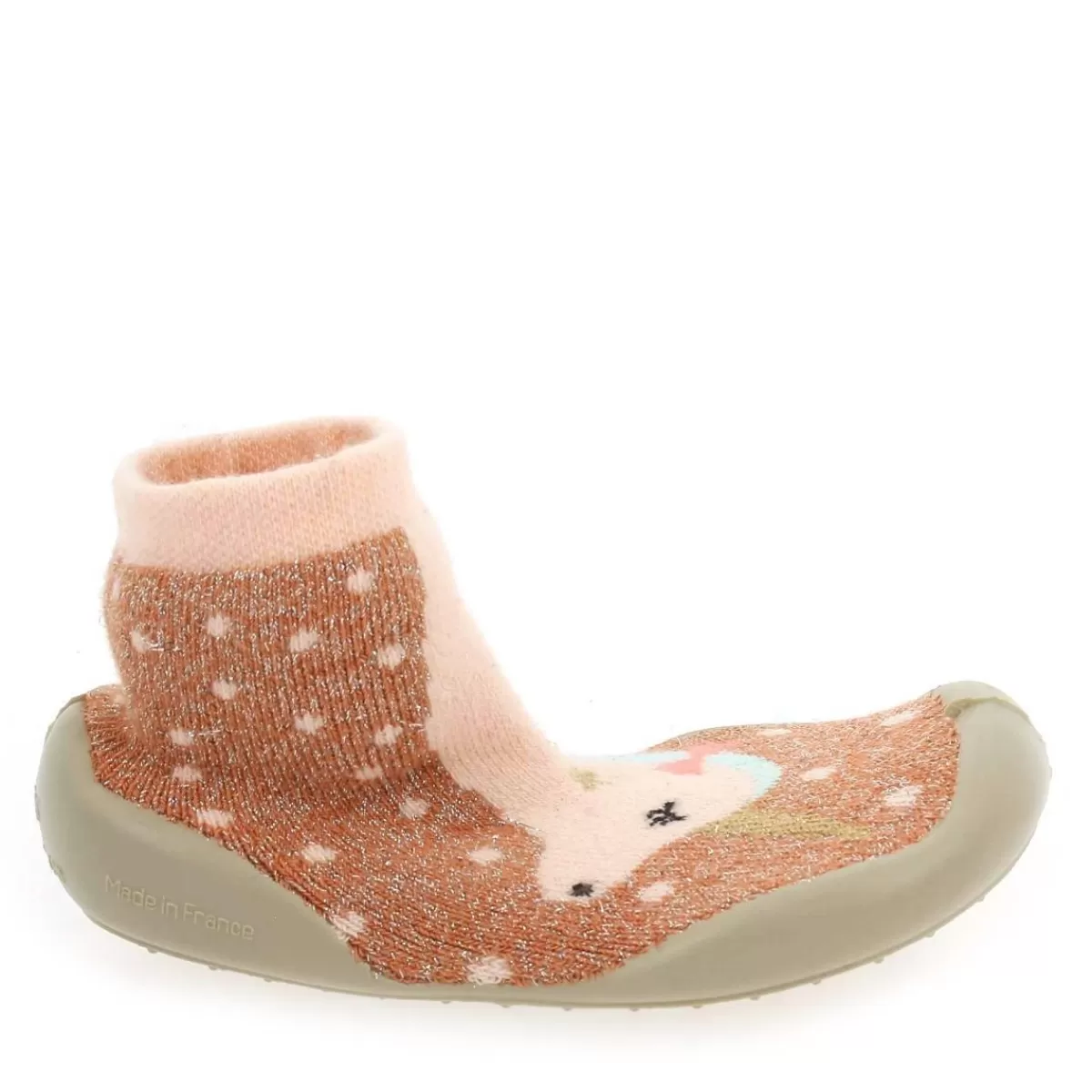 Collégien Chausson | Licorne - Rose Multi