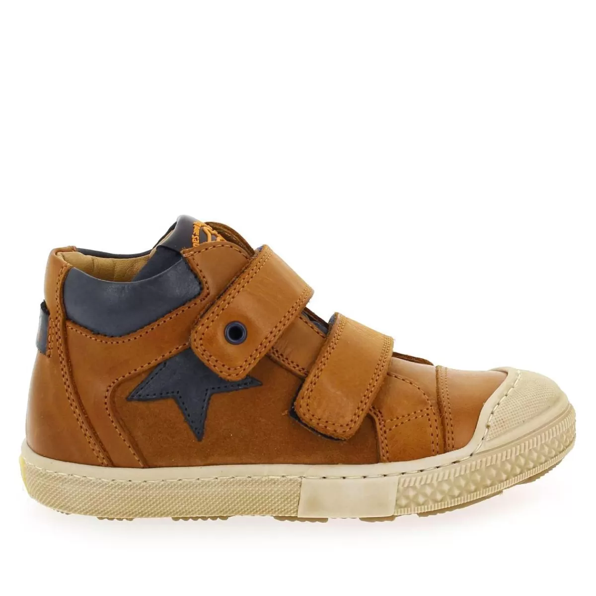 Stones and Bones Bottine | Liso - Cognac Marine