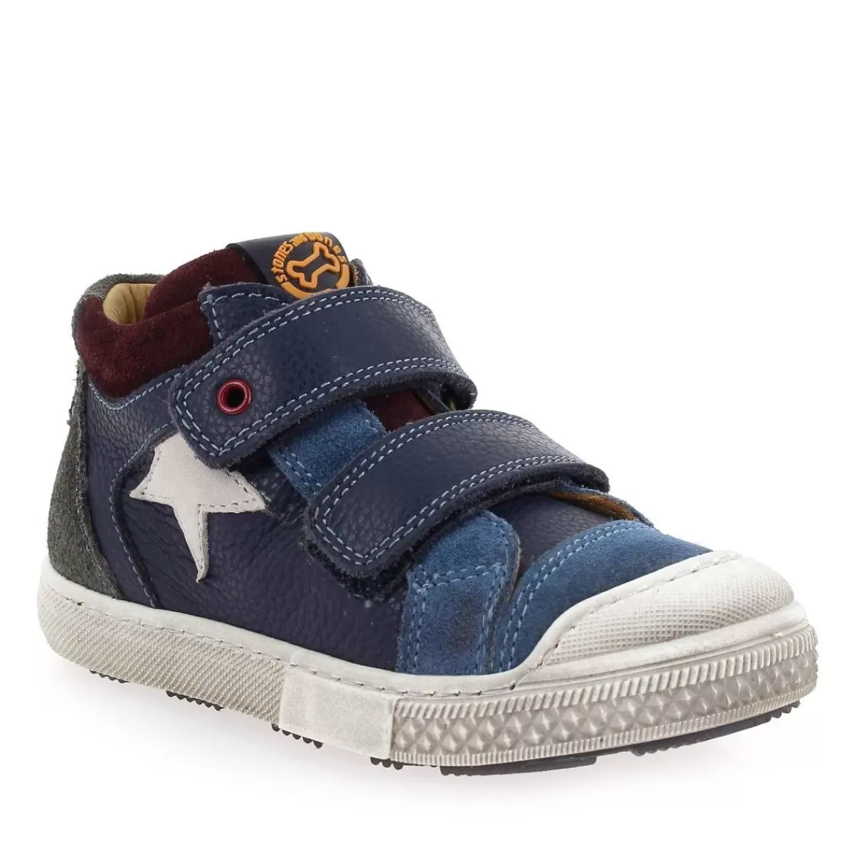 Stones and Bones Bottine | Liso H23 - Bleu Bordeaux