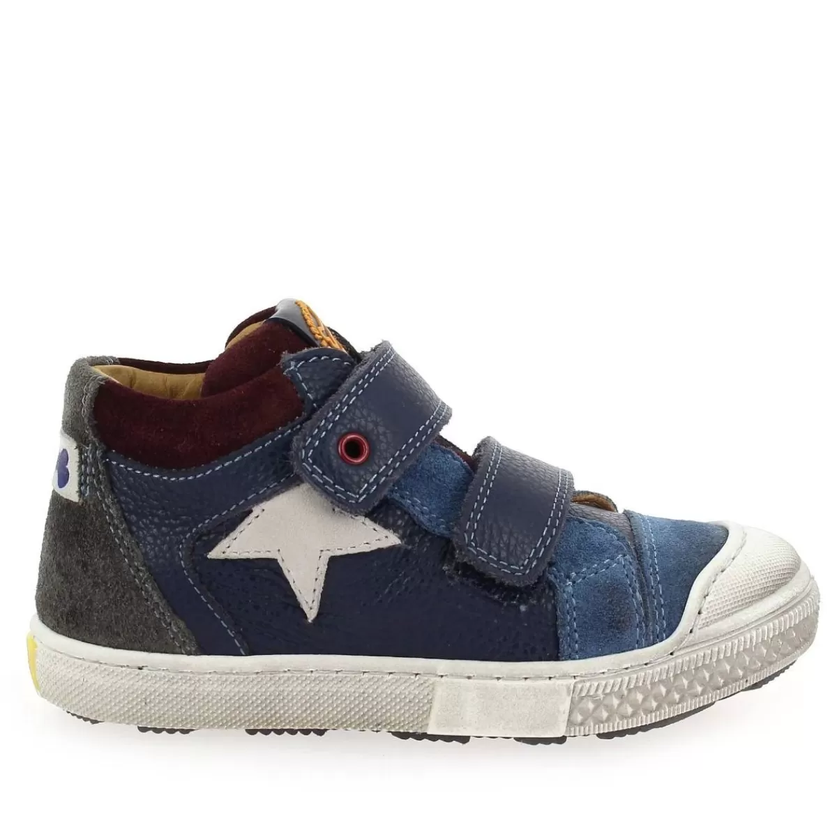 Stones and Bones Bottine | Liso H23 - Bleu Bordeaux