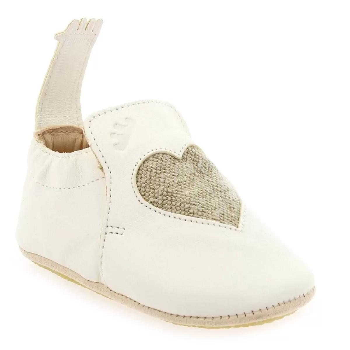 Easy Peasy Chausson | My Blublu Coeur - Blanc Beige