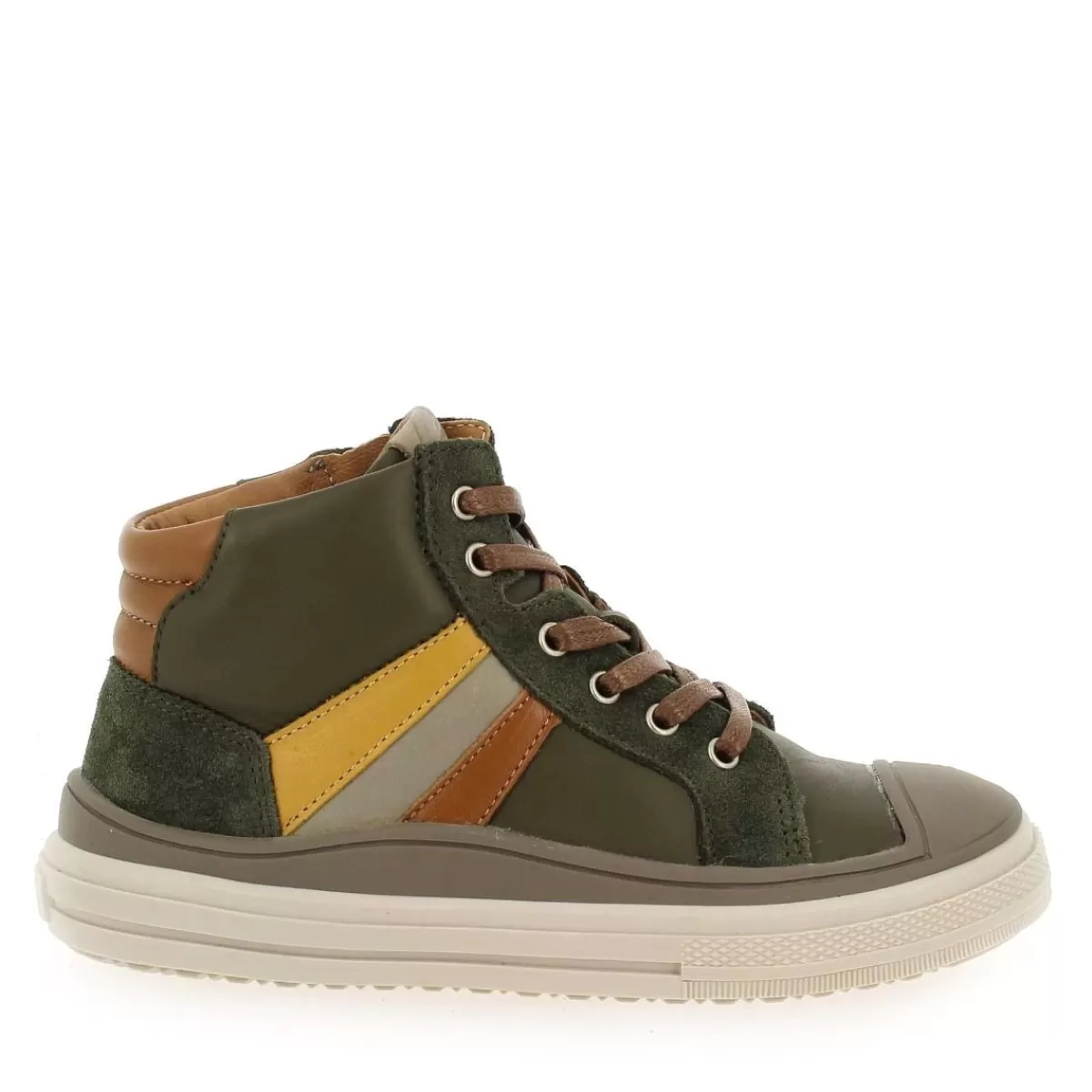 Bellamy Bottine | Rayan - Kaki Jaune