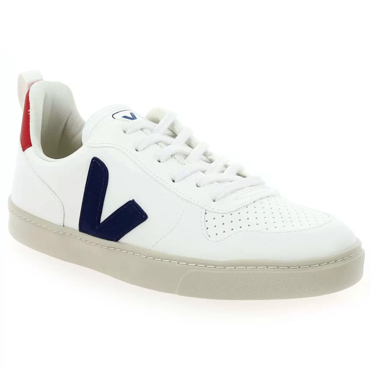 Veja Basket | Small V - 10 Lace - Blanc Bleu