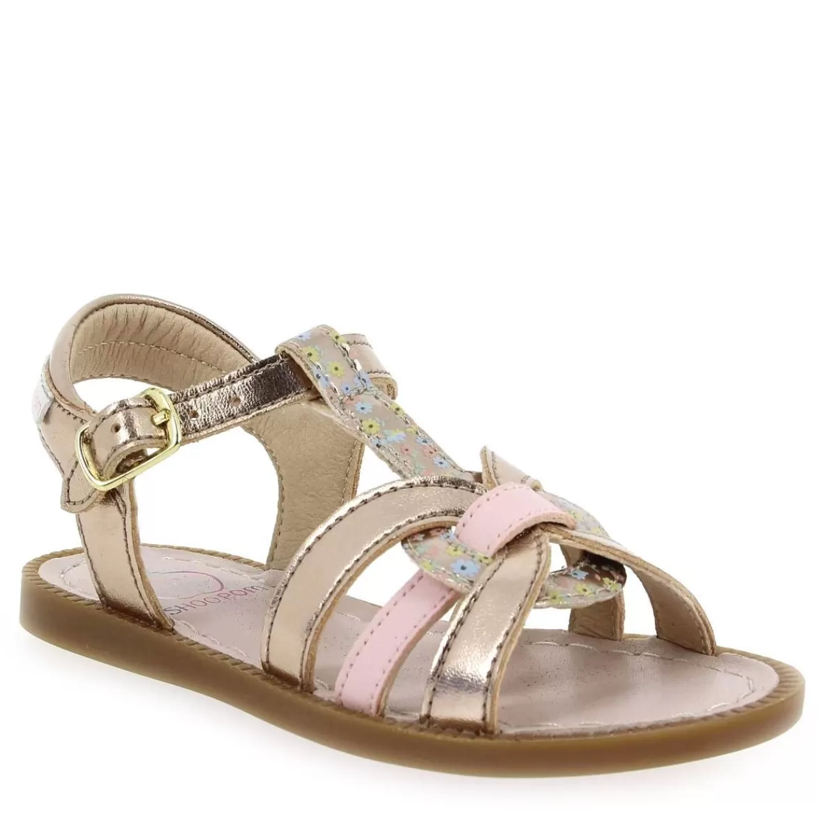 Shoopom Sandale | Solar Buckle Ss23 - Platine