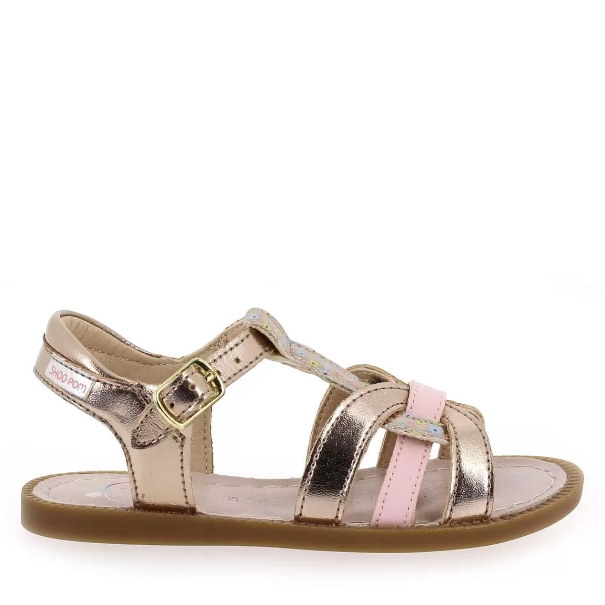 Shoopom Sandale | Solar Buckle Ss23 - Platine