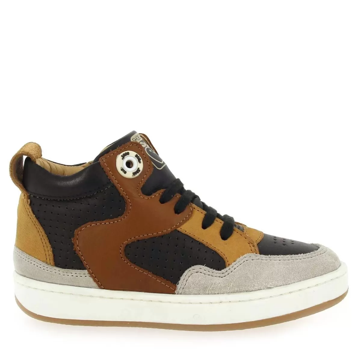 Shoopom Bottine | Teams Jog Lace H23 - Noir Camel