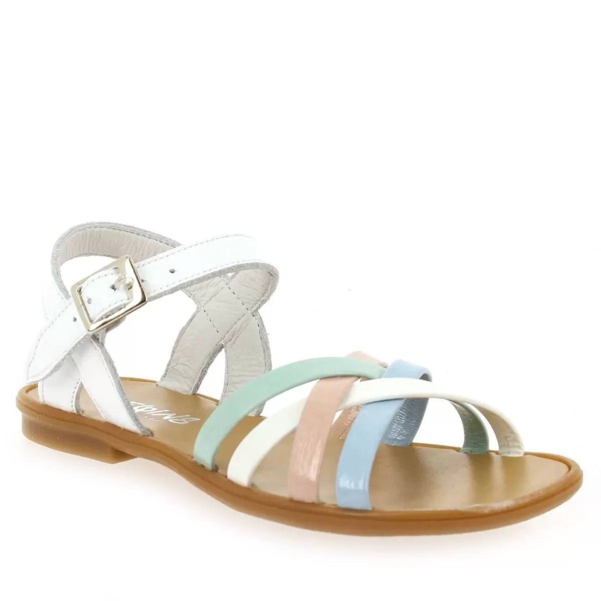 Reqins Sandale | Thelma Mix - Blanc Multi