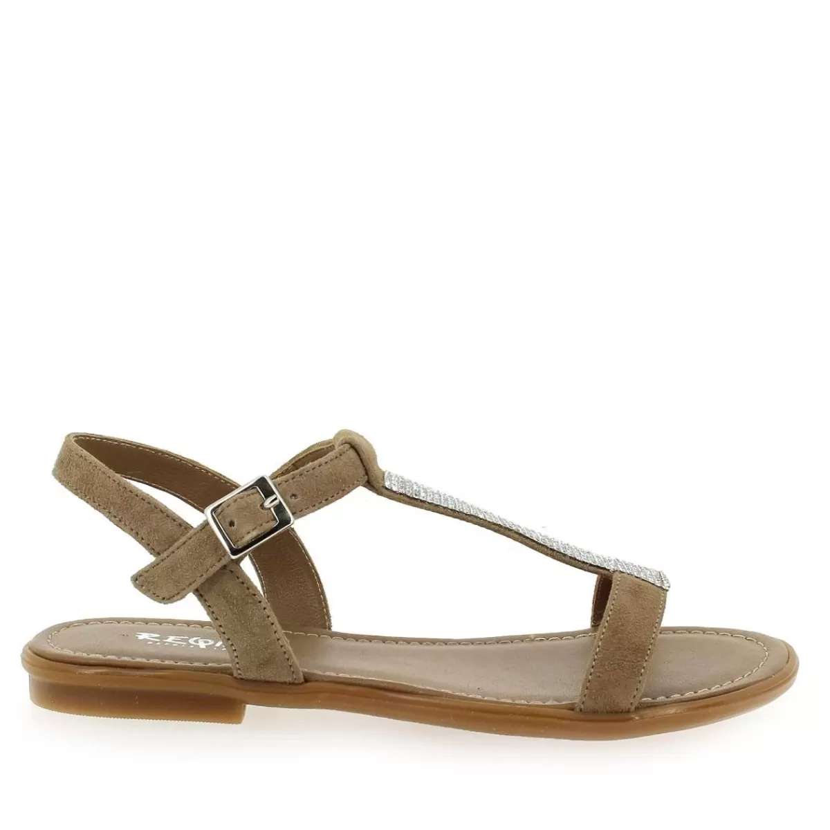 Reqins Sandale | Tilssi Cuir - Taupe