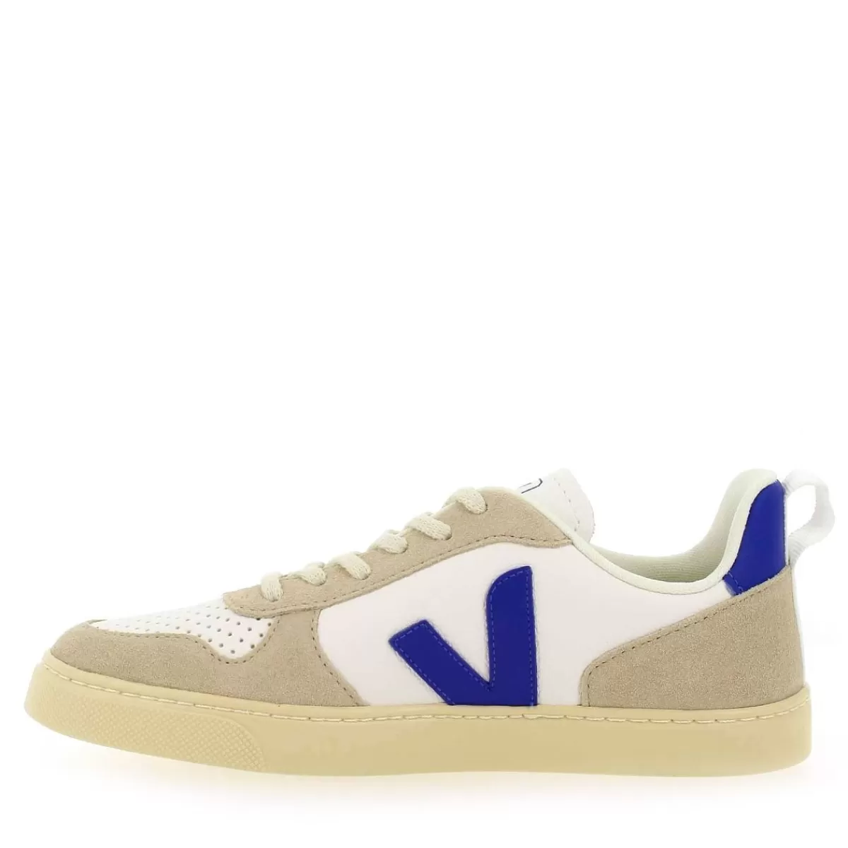 Veja Basket | V10 Laces - Blanc Bleu