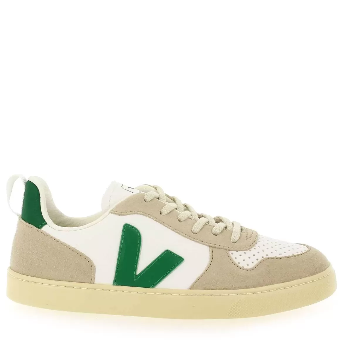 Veja Basket | V10 Laces - Blanc Vert