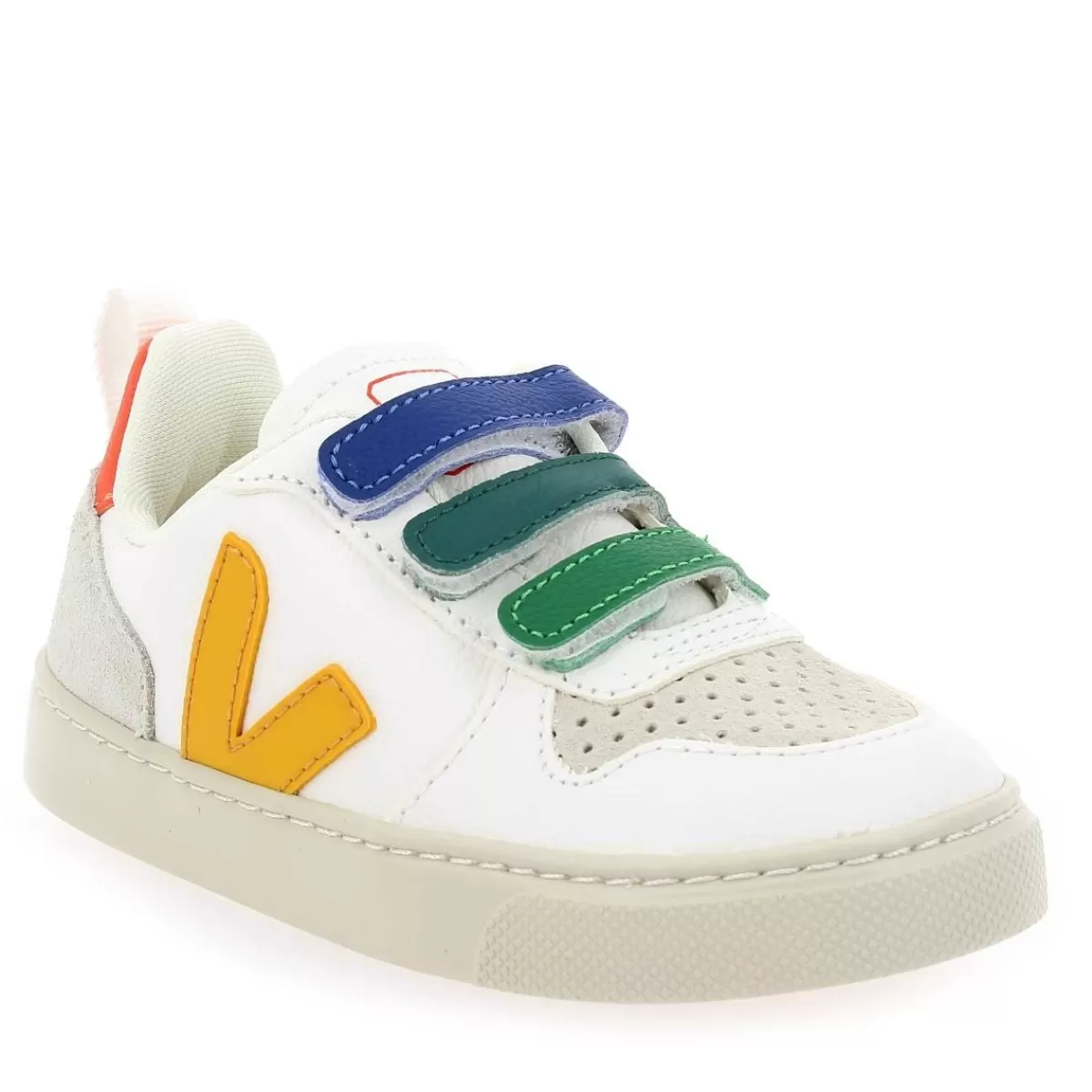 Veja Basket | V - 10 Velcro - Multi Blanc