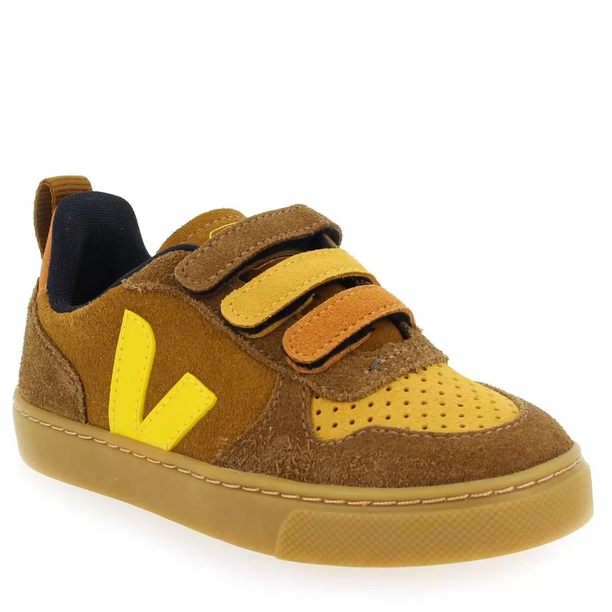 Veja Basket | V - 10 Velcro H22 - Camel Jaune