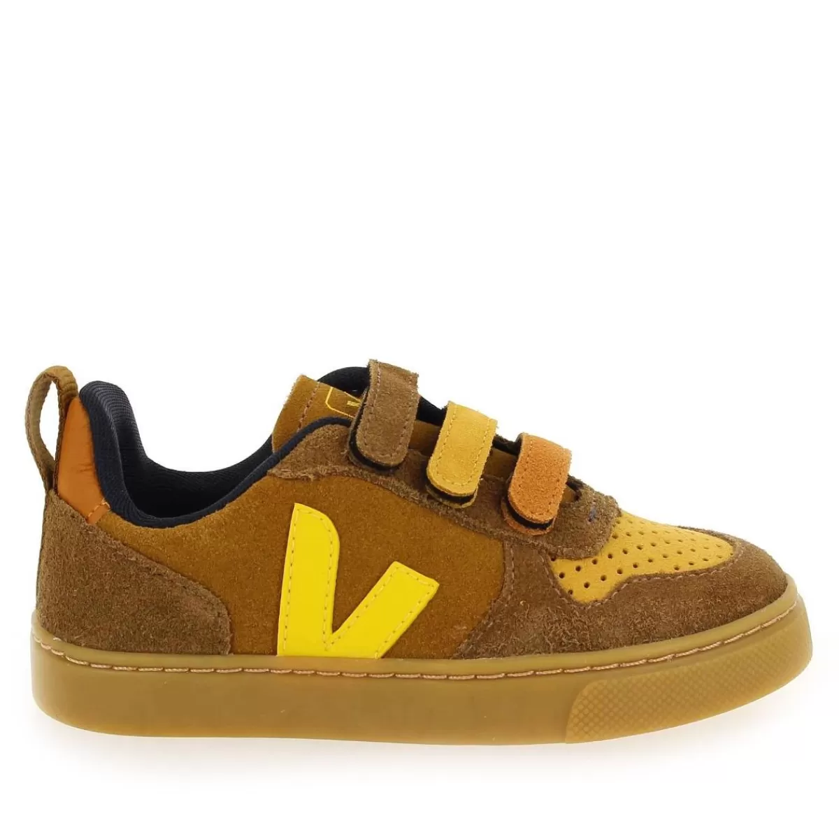 Veja Basket | V - 10 Velcro H22 - Camel Jaune